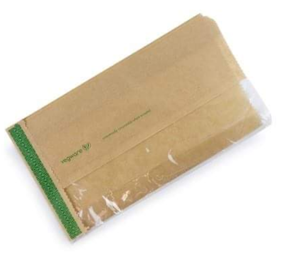 Kraft Window Sandwich Bag